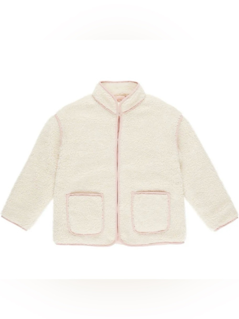 Rylee + Cru Natural Shearling Jacket